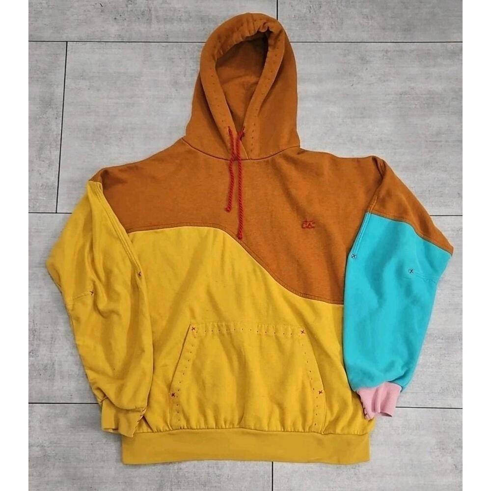 One 432 Delano Hoodie Colorblock‎ Multicolor Size Medium